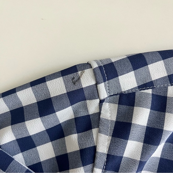 Mizzen + Main‎ Men’s Leeward Classic Blue Gingham Long Sleeve Button Down XL - Picture 5 of 6